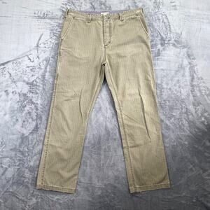 Carbon2Cobalt Men's Khaki Pants Size 38 Regular Cotton Casual